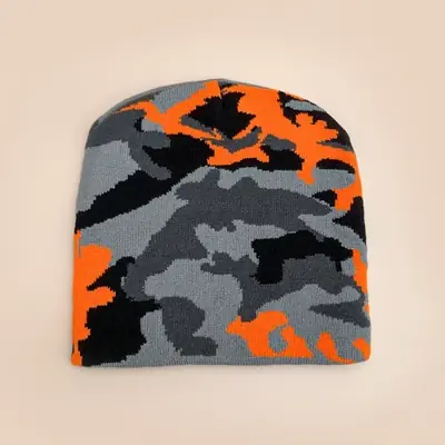 Image de Bonnet Tricoté Camouflage Mode Urbaine