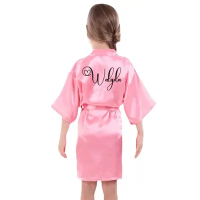 Image de Robe Kimono Personnalisée pour Fille - Mariage, Fête, Pyjama