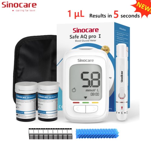 Image of Natural Precision Blood Glucose Monitoring Kit with Eco-Friendly Test Strips and Reusable Lancets for Diabetes Management