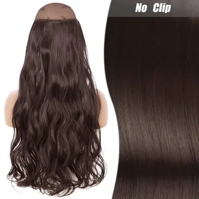 Image de Extensions de Cheveux Longues & Naturelles - Blonde & Noir