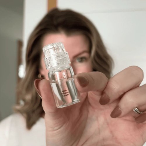 Image of Natural Hyaluronic Acid Essence Set with Organic Botanicals for Deep Hydration, Skin Nourishment & Body Firming