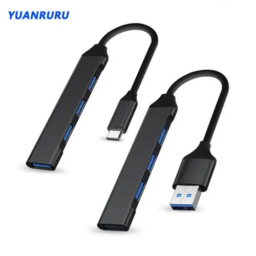 Image de Hub USB 3.0 4 Ports Type-C Haute Vitesse