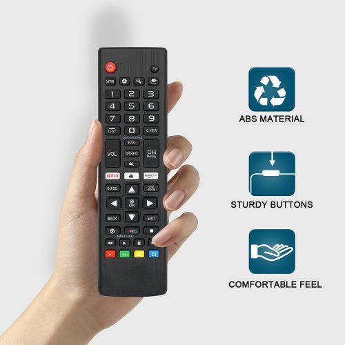 Image of Universal Remote Control for LG OLED, 3D, ThinQ, LCD, LED, and Smart TVs – Compatible with Models AKB75095307, AKB75375604, AKB74915313