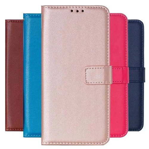 Imagen de Funda de Cuero con Tapa Tipo Billetera para iPhone 16, 15, 14, 13, 12, 11, Pro, X, XR, XS Max, Mini, SE 2022, 2020, 6, 7, 8 Plus - Funda Libro con Ranuras para Tarjetas