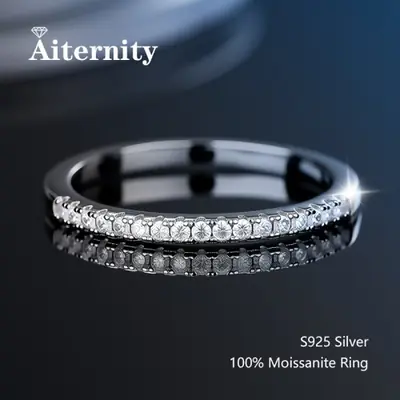 Image de Bague Moissanite Argent 925 - Élégance & Éclat