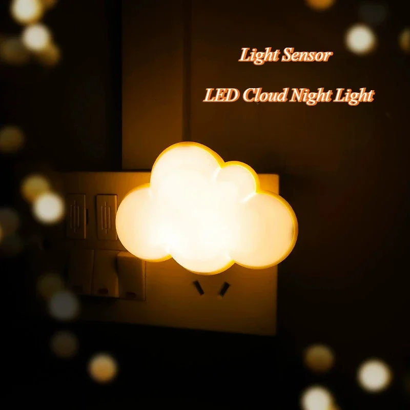 Image de Veilleuse LED Nuage Mignon - Éclairage Doux pour Chambre