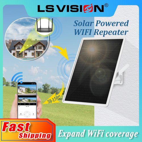 Immagine di Ripetitore WiFi Solare 15W con Batteria 20000mAh