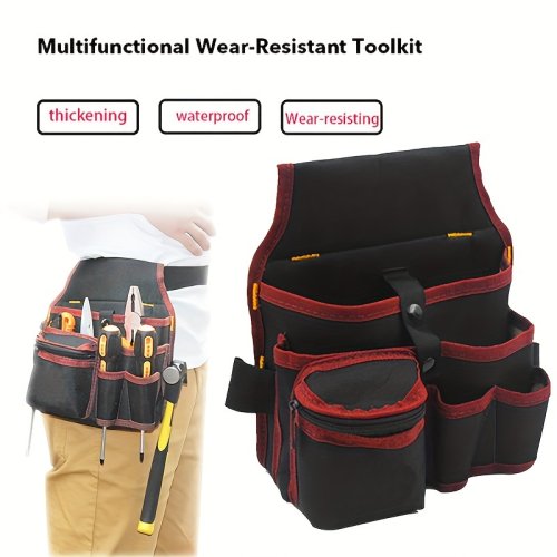 Image de Sac Outils Multifonctionnel - Pochette Ceinture pour Électriciens