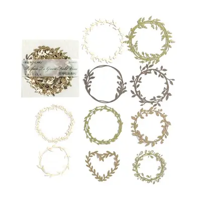 Image de Kit Scrapbooking Dentelle & Couronnes - 10 Pièces Artisanales
