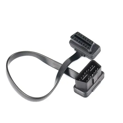 Image de Câble OBD2 16 Broches Mâle/Femelle - Extension Ultra Mince