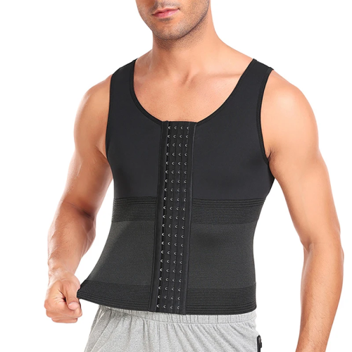 Immagine di Body Shaper Uomo Dimagrante con Controllo della Pancia e Compressore Addominale – Corsetto Sottile per Forma Perfetta e Comfort Massimo