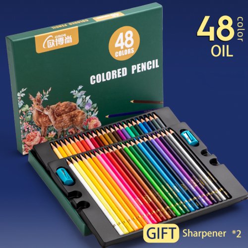 Afbeelding van 48/72/120/150/200 Kleuren Professionele Kleurpotloden Lood Aquarel Tekening Set voor Kunstschoolbenodigdheden