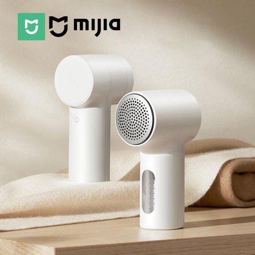 Immagine di Rasoio per Tessuti Mijia Ricaricabile USB con Aspirazione Potente e 6 Lame – Rimuove Pelucchi in Modo Rapido e Efficiente