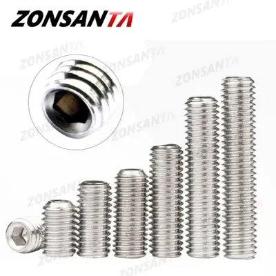 Image de Vis Sans Tête Inox M2 à M8 - Ensemble Complet pour Bricolage et Fixation