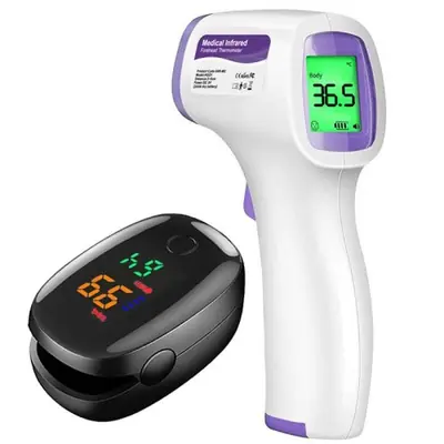 Image de Thermomètre Numérique Infrarouge avec Alarme