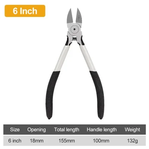 6inch zwart