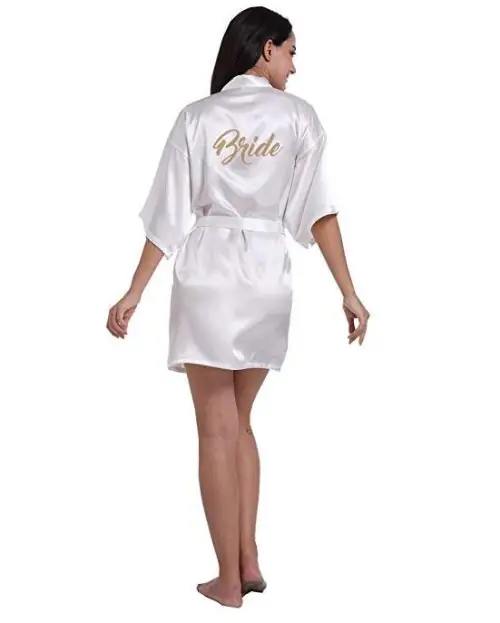 Image de Robes de Demoiselle d'Honneur Rose Clair en Satin - Élégance & Raffinement