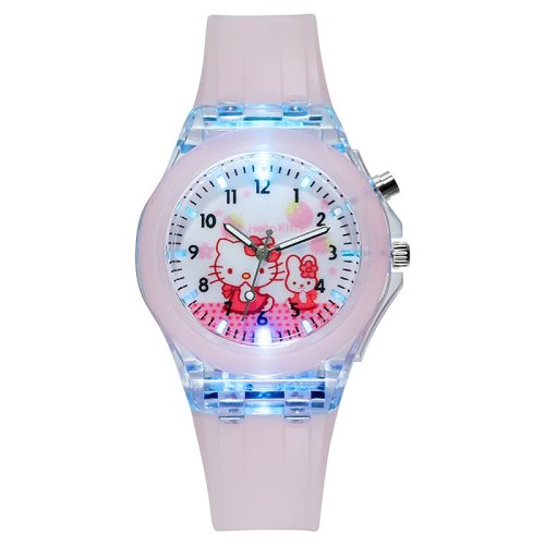 Image de Montre Hello Kitty Lumineuse pour Enfants