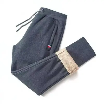 Image de Pantalon Hiver Homme Chauffant en Laine d'Agneau - Décontracté & Sportif