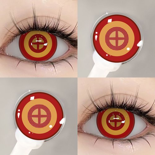 Image de Lentilles Sharingan - Cosplay Naruto Uchiha Sasuke & Kakashi