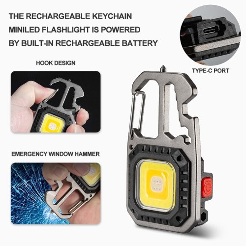 Mini Lampe LED Ultra Légère - Porte-Clés Lumineux