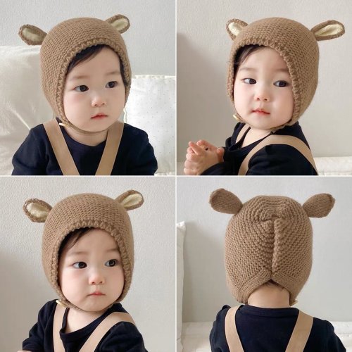 Imagen de Gorro de Conejo para Bebé - Calentito y Adorable