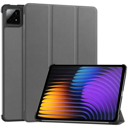 Image of For Xiaomi Pad 7 Case 11.2 inch Tri-Folding Flip Stand Case Funda For Xiaomi Pad 7 Pro Mi Pad 7 2024 with Auto Sleep Cover