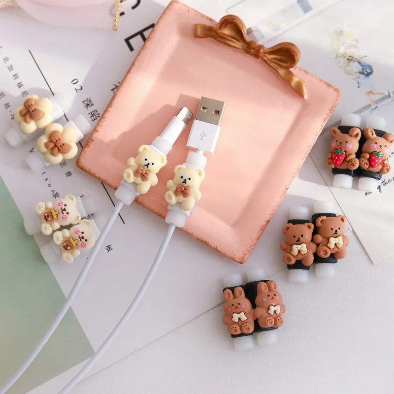 Imagen de Funda Protectora Kawaii para Cable de Datos - 2 Piezas