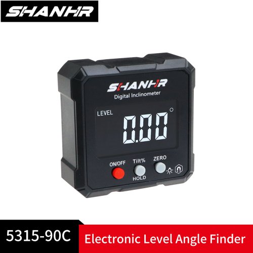 Image of SHANHR Magnetic Digital Electronic Level and Angle Finder Gauge Bevel Box Angle Measurement Tool