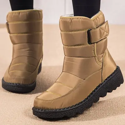 Image de Bottes Hiver Femme Imperméables - Style Coréen & Chaudes