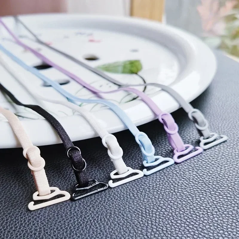 Image de Bretelles Invisibles pour Soutien-Gorge - 5mm Anti-Dérapantes