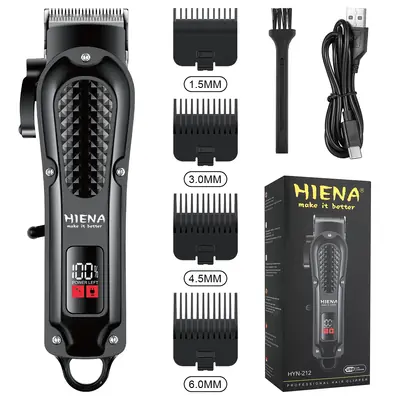 Image de Tondeuse Électrique Sans Fil pour Hommes - Hiena HYN 212