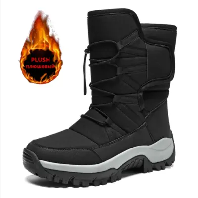 Image de Bottes Hiver Homme - Chaudes, Imperméables & Antidérapantes
