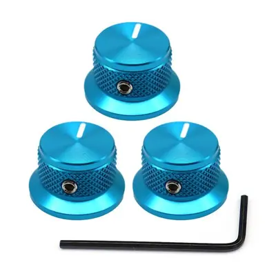 Image de Boutons de Potentiomètre en Aluminium - 3/4 Pièces