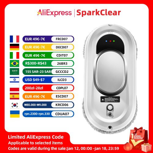 Image de Robot Nettoyeur de Vitres Automatique 5600Pa