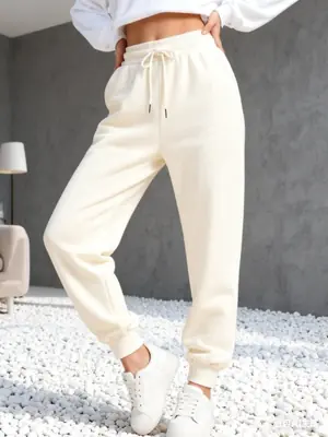 Image de Pantalons de Survêtement Polaire Unisexe - Confort Automne