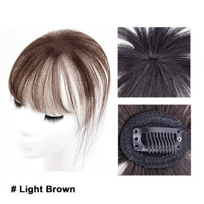 Image de Franges Courtes 3D Naturelles - Extensions à Clipser Cheveux Remy