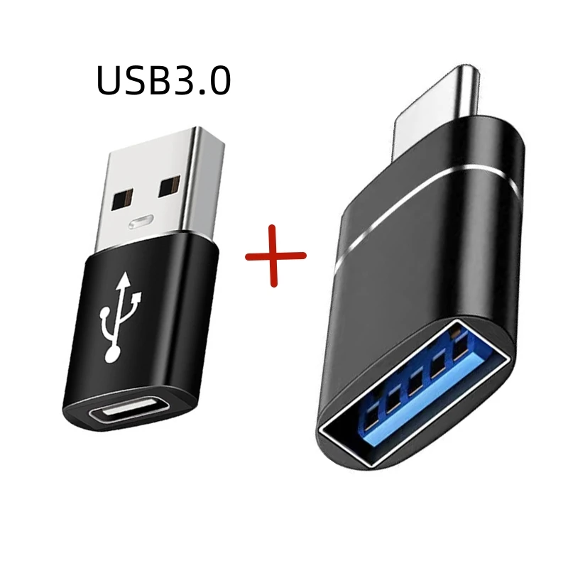 2PCS USB 3.0 a Tipo C OTG Adattatore per caricabatterie Connettore Tipo-C a USB Maschio a Tipo-c Adattare Convertitore per PC MacBook Auto USB iPad