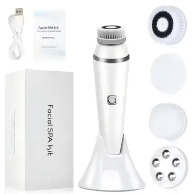 Image de Brosse Nettoyante Visage 4 en 1 - Élimine Points Noirs & Pores Dilatés