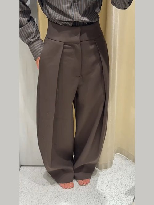 Afbeelding van Retro Chic Shirt & Broek Set voor Vrouwen