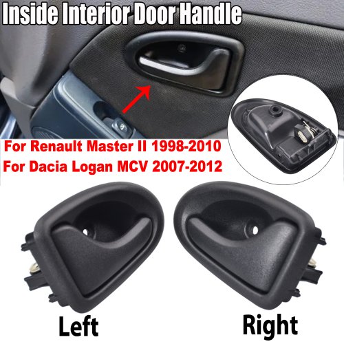 Immagine di Maniglia Interna per Iveco Daily III/IV, Renault Mascott, Master, Megane - Sinistra e Destra - Codici 7700830078 e 7700830079