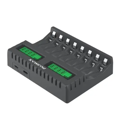 Image de Chargeur Intelligent LED pour Piles Rechargeables AA/AAA