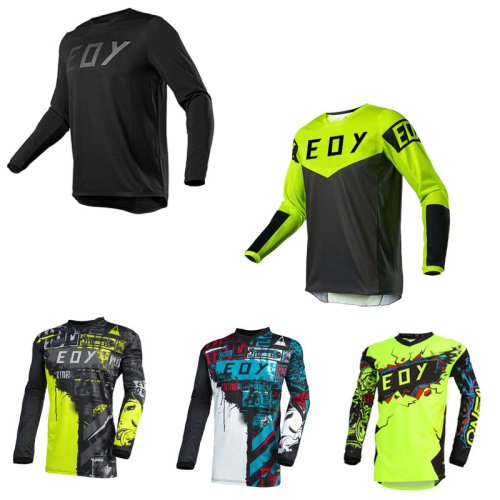 Imagen de Camiseta Técnica para Bicicleta de Montaña, Motocross, Enduro, MTB, DH y BMX - Transpirable y Resistente a los Rasguños - Tallas XS a 4XL