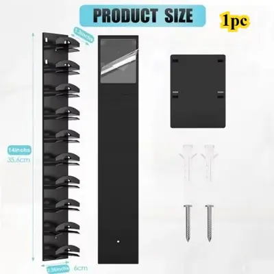Image de Porte-Casquettes Mural 10 Grilles - Gain de Place & Organisation