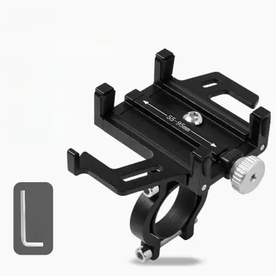 Image de Support Téléphone Vélo 360° Rotatif en Aluminium