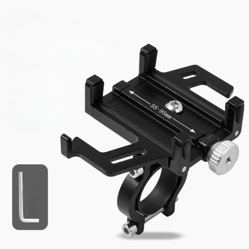 Image de Support Téléphone Vélo 360° Rotatif en Aluminium