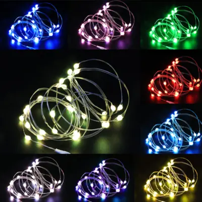 Image de Guirlande LED Étanche 5-10-20m - Lumières Fées USB pour Noël, Mariage & Fêtes