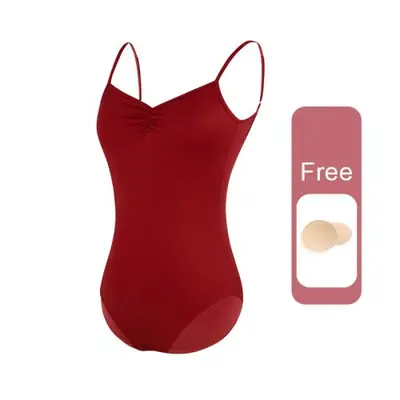 Justaucorps de Danse Femme - Camisole Sans Manches avec Bretelles Réglables