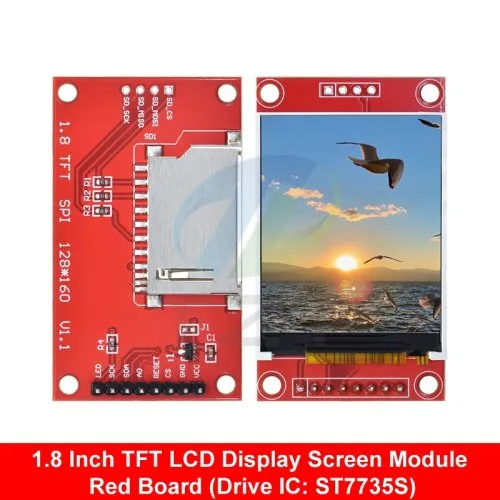 1,8 TFT Rode printplaat