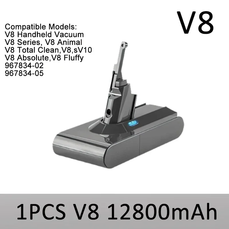1PCS V8 12800mAh